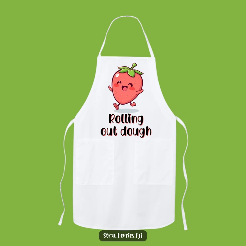 Funny Kawaii Strawberry Roll Apron: Cook with Glee and Joy