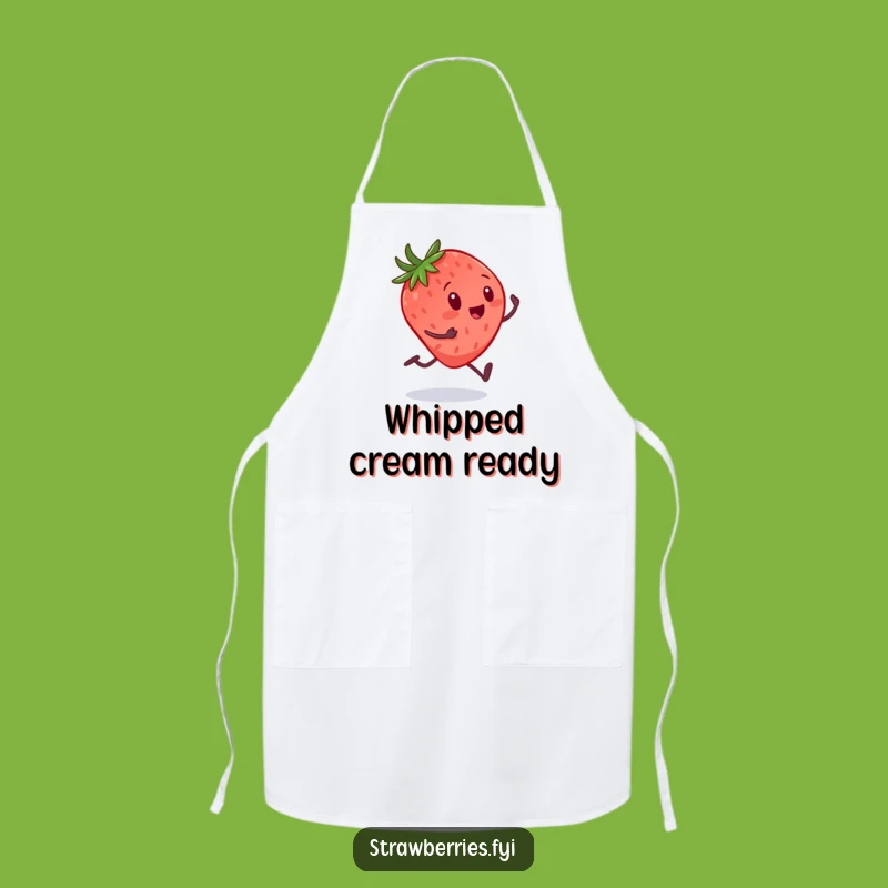 Funny Strawberry Apron: Hilarious Kitchen Fun for Dessert Lovers