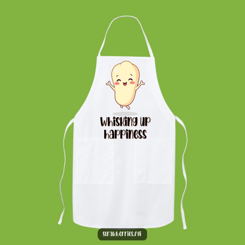 Funny Vanilla Bean Dance Apron - Cheerful Flavor Cooking & Baking Accessory