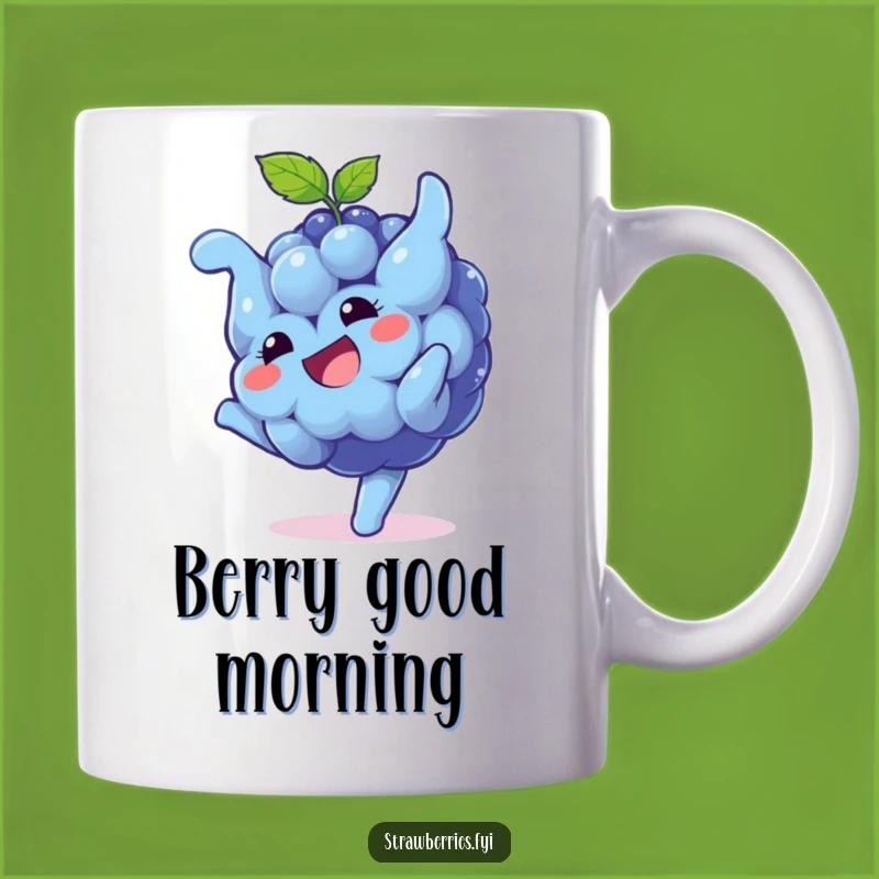 Funny Blueberry Somersault Mug: A Hilarious Berry Gift for Fun Lovers