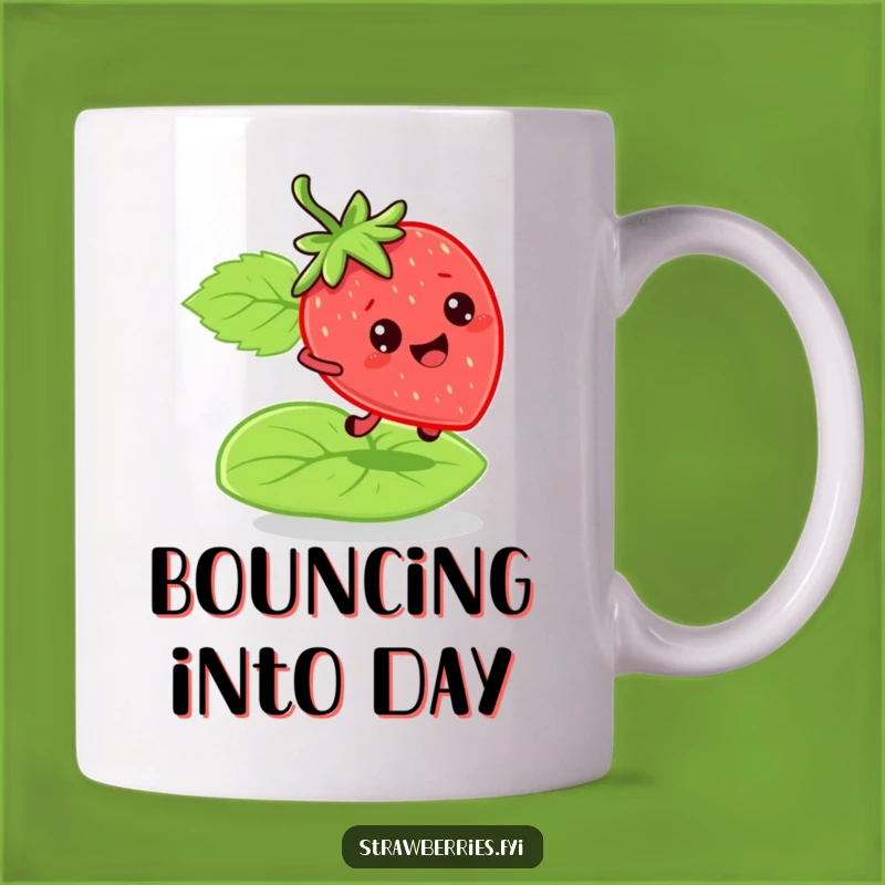 Funny Bouncy Strawberry Mug: A Joyful Gift for Energetic Souls