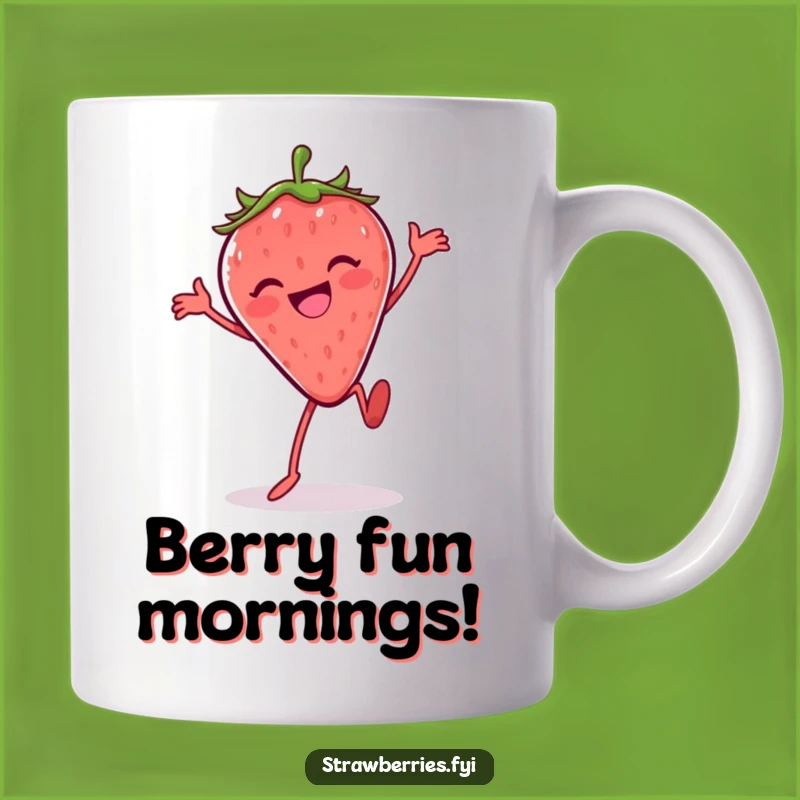 Funny Silly Dance Strawberry Mug: The Ultimate Funny Gift for Fun Lovers!