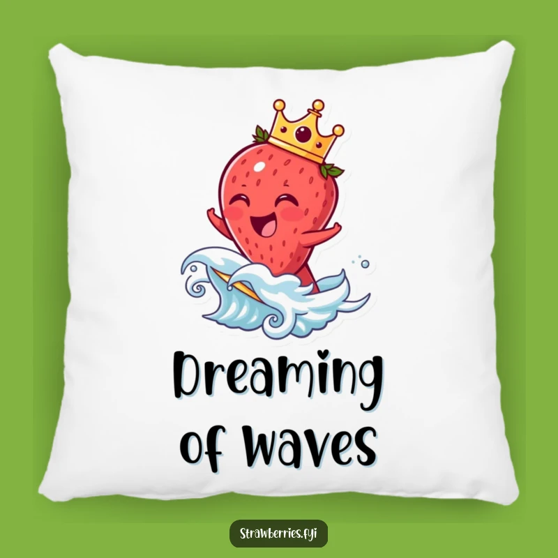 Funny Laughing Strawberry Pillow - Cozy Comfort with a Fruity Wave!