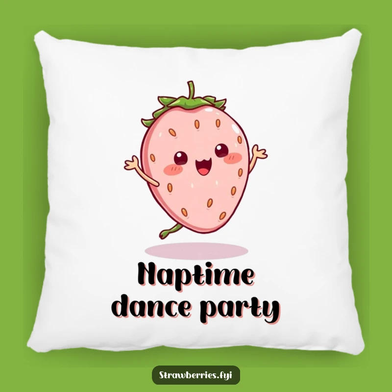 Funny Kawaii Strawberry Dance Pillow: Sleepy Grooves, Perfect Funny Gift!