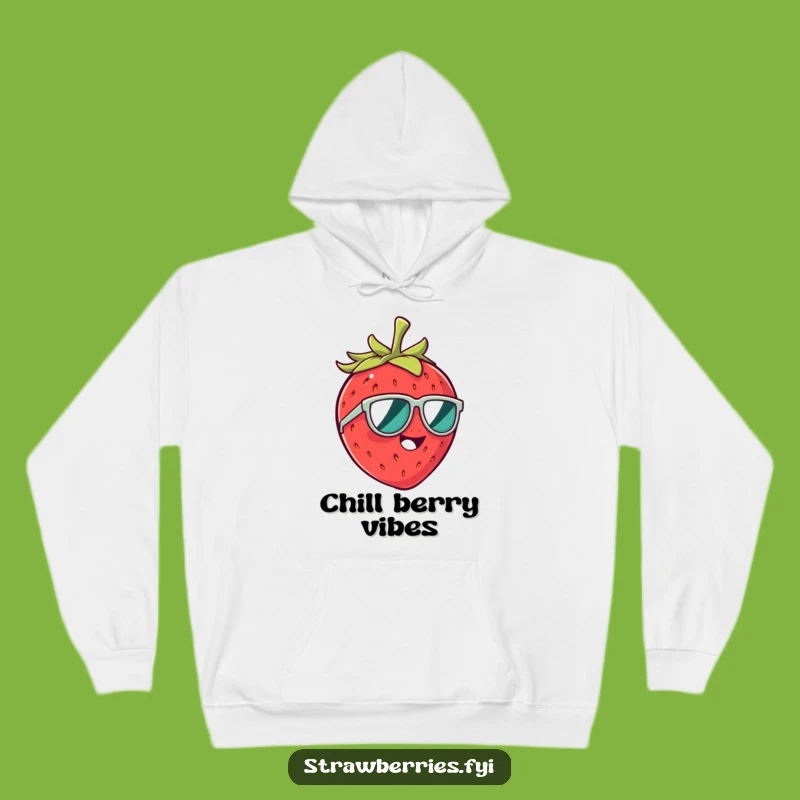 Funny Strawberry Sunglasses Hoodie: Cozy Giggles for Chilly Days!