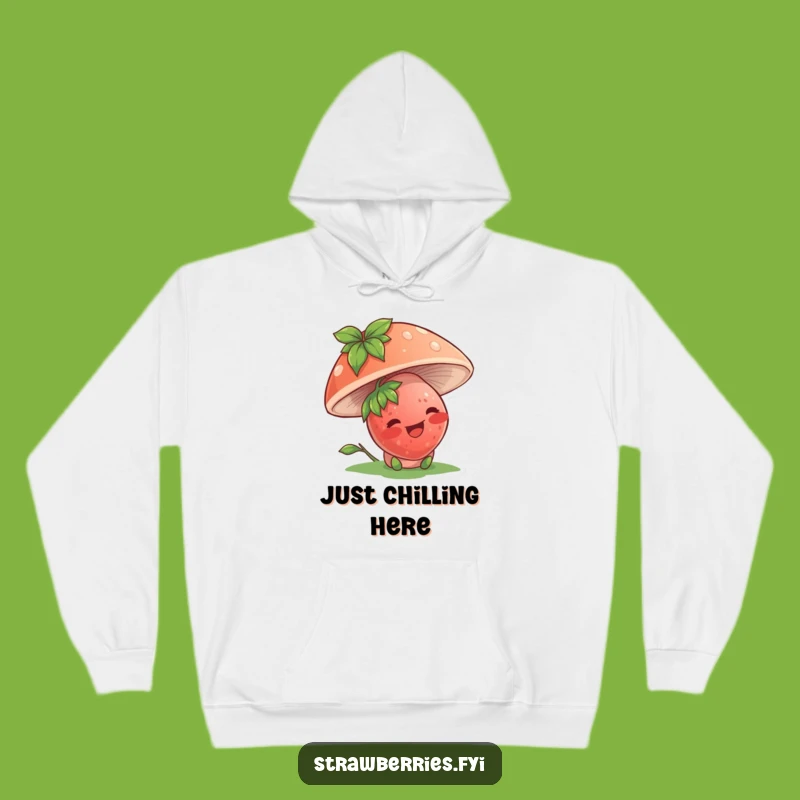 Cozy Funny Strawberry Mushroom Hoodie: Snuggle Up with Giggle-Worthy Comfort