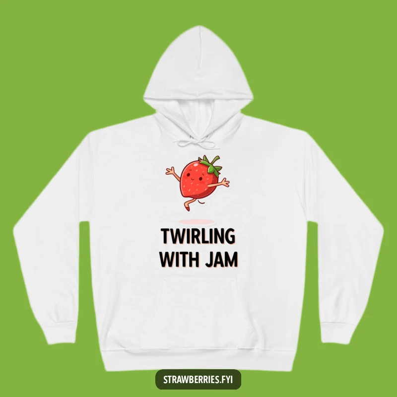 Cozy Funny Strawberry Pirouette Hoodie: Stay Warm and Sweet All Day!