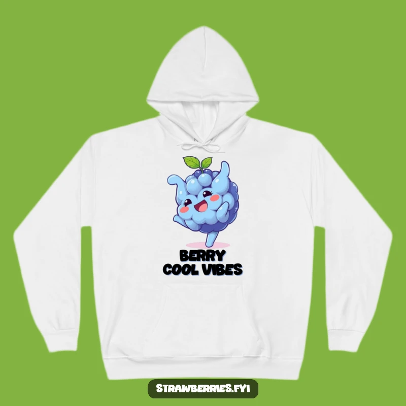 Funny Blueberry Somersault Hoodie: Cozy Up with Berry Fun