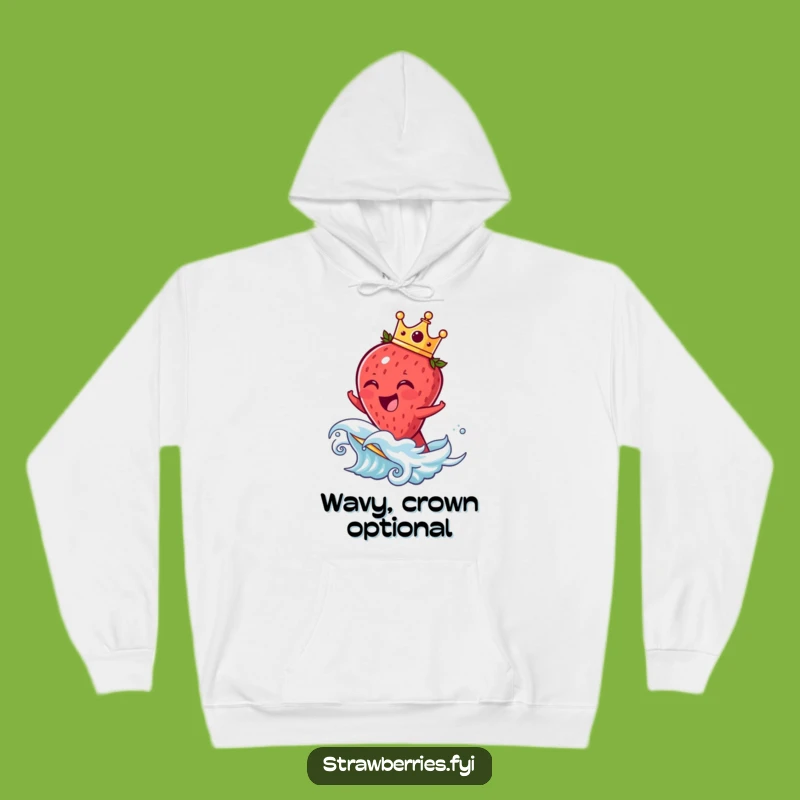 Funny Laughing Strawberry Hoodie - Cozy Up with Fruity Fun!