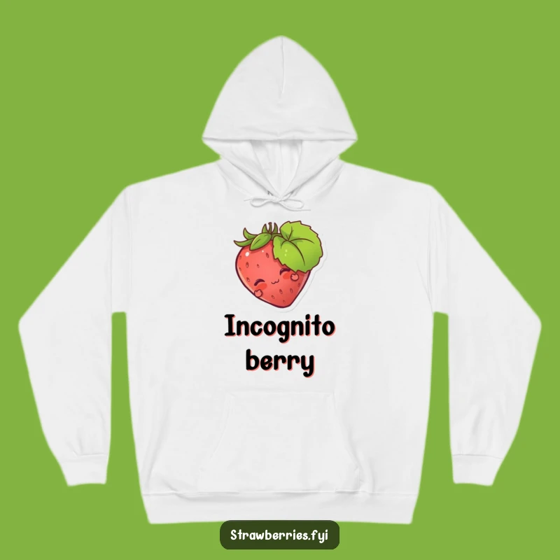 Funny Strawberry Leaf Hoodie: Cozy Hideaway for Chilly Days!