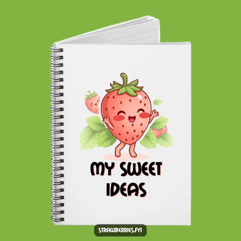 Funny Strawberry Notebook: The Perfect Gift for Sweet Notes and Fruity Ideas