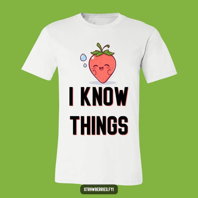 Funny Strawberry Secret T-Shirt: Whispers of Humor for Your Day