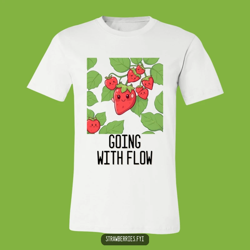 Funny Strawberry Vine T-Shirt: Hilarious Gift for Thrill-Seekers and Fruit Fans