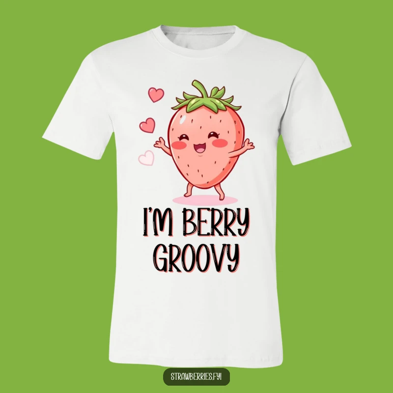 Funny Strawberry Shimmy T-Shirt: Wearable Fun for Fruit Fanatics!