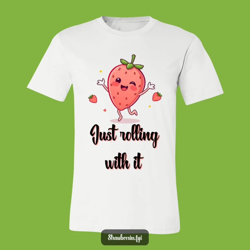 Funny Dancing Strawberry T-Shirt: Wear Your Joyful Spirit Out Loud!