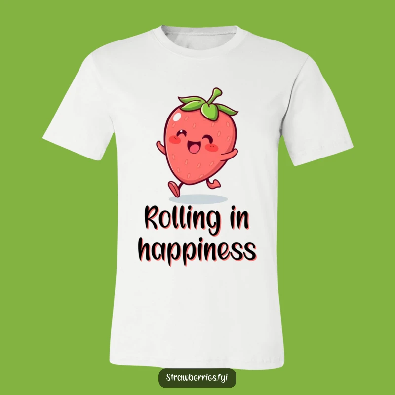 Funny Kawaii Strawberry Roll T-Shirt: Embrace the Joyful Roll